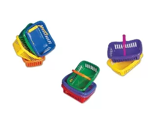 Mini kosár citromsárga 