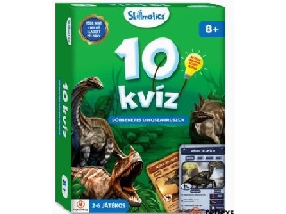 10 kvíz: Döbbenetes dinoszauruszok társasjáték