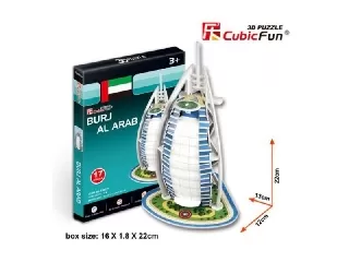 3D puzzle - Burj Al Arab Dubai 17 db-os