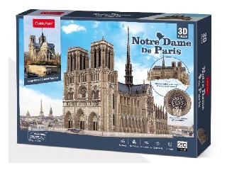 3D puzzle szétnyitható Notre Dame