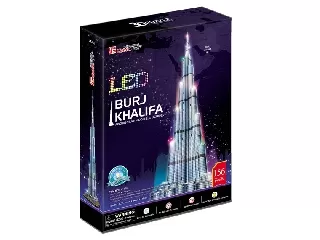 3D puzzle világító Burj Khalifa