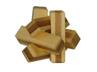 3D Bambusz puzzle - Firewood **