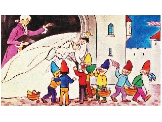 A hét kis törpe egyedül diafilm 