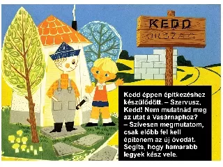 A hét napjainak meséje diafilm 