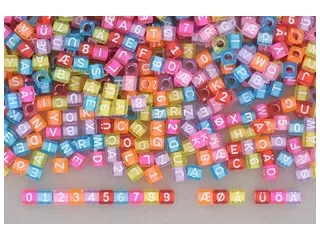 Abc betűgyöngy kocka 6 x6 mm 25 g