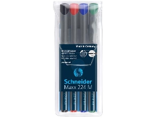 Alkoholos marker készlet, OHP, 1 mm, SCHNEIDER 