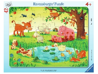 Állatkölykök puzzle 42 db-os