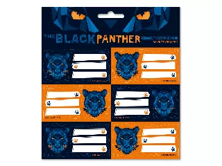 Ars Una Black Panther csomagolt füzetcímke (3x6 db)