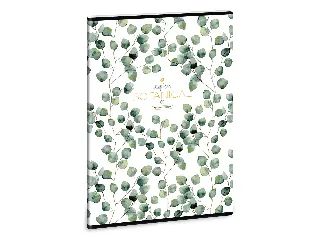 Ars Una Botanic Leaf A/4 extra kapcsos füzet-vonalas