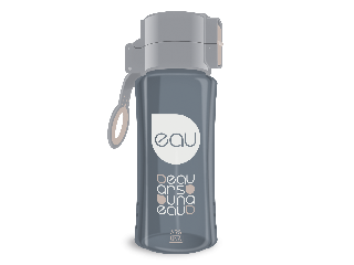 Ars Una BPA-mentes kulacs-450 ml szürke 