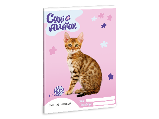 Ars Una Cuki Állatok - Bengáli macska A/5 vonalas füzet 21-32