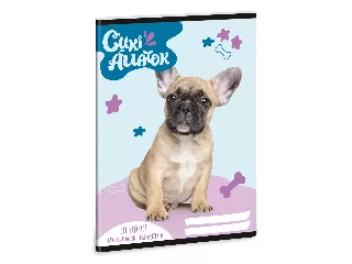 Ars Una Cuki Állatok - Francia bulldog A/5 leckefüzet