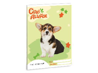 Ars Una Cuki Állatok - Welsh Corgi A/5 négyzethálós füzet 27-32