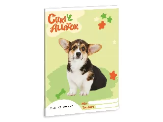 Ars Una Cuki Állatok - Welsh Corgi A/5 vonalas füzet 21-32