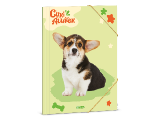 Ars Una Cuki Állatok-Welsh Corgi A/4 gumis dosszié