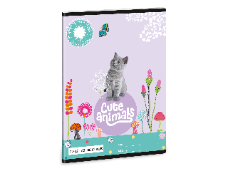 Ars Una Cute Animals-kitten A/5 négyzethálós füzet 27-32