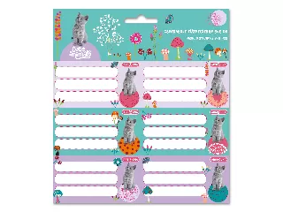 Ars Una Cute Animals-kitten csomagolt füzetcímke (3x6 db)