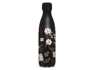 Ars Una duplafalú fémkulacs-500 ml - Flowery black