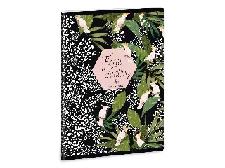 Ars Una Floral Kakadu A/5 extra kapcsos füzet-vonalas