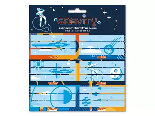 Ars Una Gravity csomagolt füzetcímke (3x6 db)