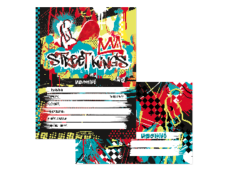 Ars Una Street Kings partimeghívó borítékkal