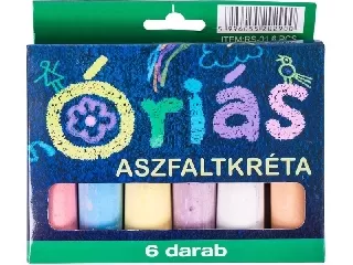 Aszfaltkréta 6 db /doboz