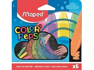 Aszfaltkréta 6 szín , MAPED 
