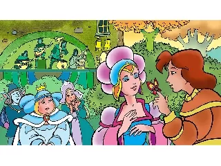 Az Ördög három arany hajszála diafilm (Haui József rajzaival)