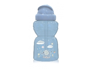 Baby Care Mini szívószálas sportitató 200ml - Moonlight Blue