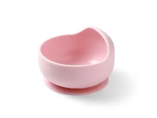 BabyOno tálka szilikon tapadó aljú rózsaszín 1481/02