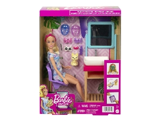 Barbie feltöltődés-szépségszalon csillogó maszkkal