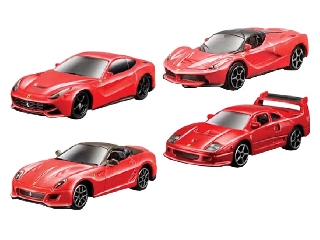 Bburago Ferrari versenyautó 1:64 - többféle