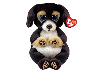 Beanie Babies plüss figura RANGER, 15 cm - fekete kutya 