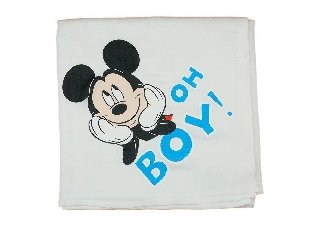 Bébi pelenka tetra 70x70cm Mickey OH BOY