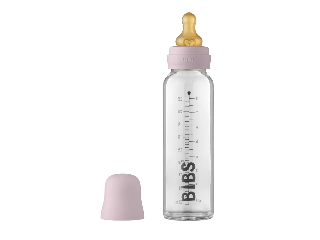 BIBS cumisüvegszett üveg 225ml halvány lila