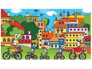 Biciklitúra a Pipitér-szigetre diafilm