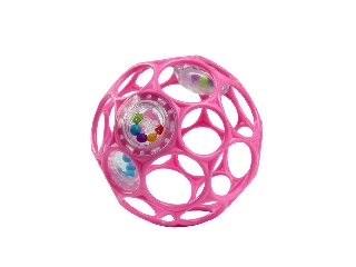 Bright Starts játék Oball Rattle 10cm pink