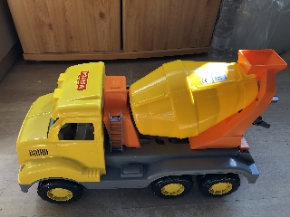 Cargo játék betonkeverő autó, 59 cm - sérült