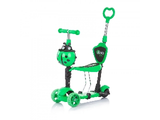 Chipolino Kiddy Evo roller tolókarral - Lime