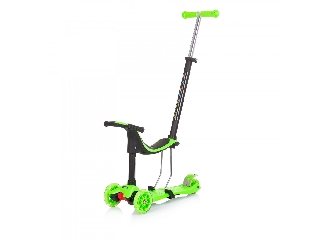 Chipolino Multi Plus roller tolókarral - green