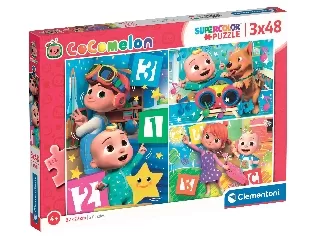 Cocomelon 3x48 db-os puzzle - Clementoni