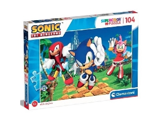 Clementoni puzzle 104 db supercolor-Sonic