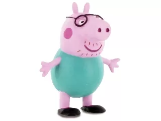 Comansi Peppa malac Papa figura - 7 cm