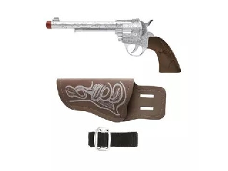 COWBOY GUN WITH HOLSTER AND BELT