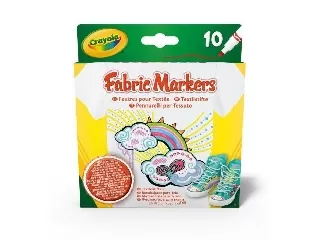 Crayola 10 db-os textilfilc készlet