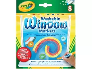 Crayola Ablakfestő filc - 8 db-os