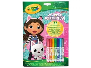 Crayola Color & Activity: Gabi babaháza foglalkoztató 7 db filctollal