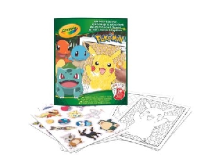 Crayola Color & Sticker: Pokémon foglalkoztató