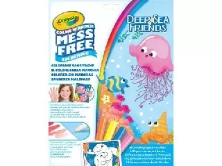 Crayola Color Wonder: Tengeri barátok maszatmentes kifestő készlet mappában