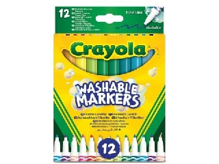 Crayola Kimosható vékony filctoll 12db